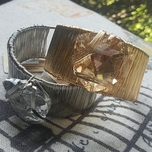Wire Wrapped Cuff Bracelet